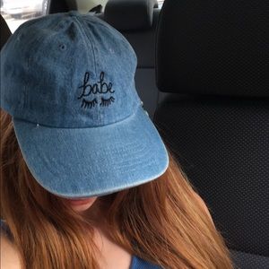 ⭐️ONE DAY SALE⭐️UO Babe Eyelash Baseball Cap ❤️
